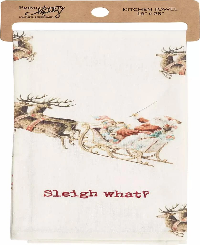 商品Primitives by Kathy|Sleigh What Kitchen Towel,价格¥31,第2张图片详细描述