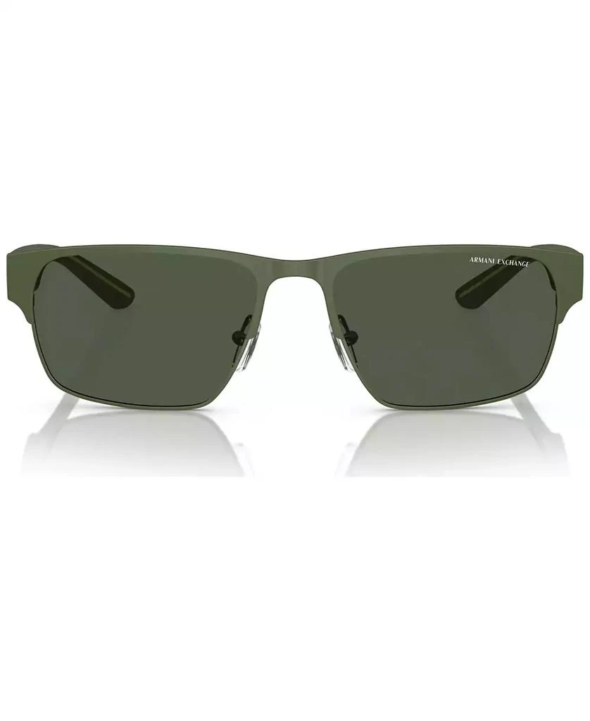 商品Armani Exchange|Men's Polarized Sunglasses, AX2046S,价格¥655,第2张图片详细描述