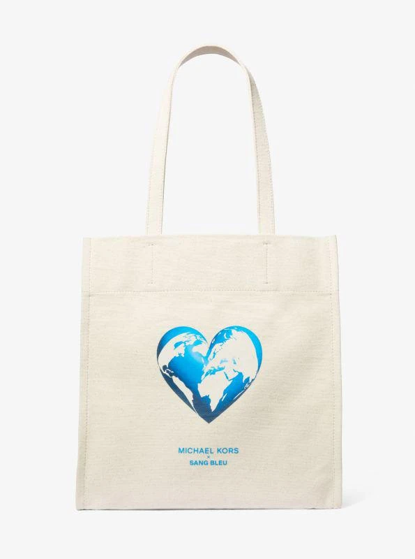 商品Michael Kors|Watch Hunger Stop Recycled Cotton Canvas Tote Bag,价格¥735,第1张图片