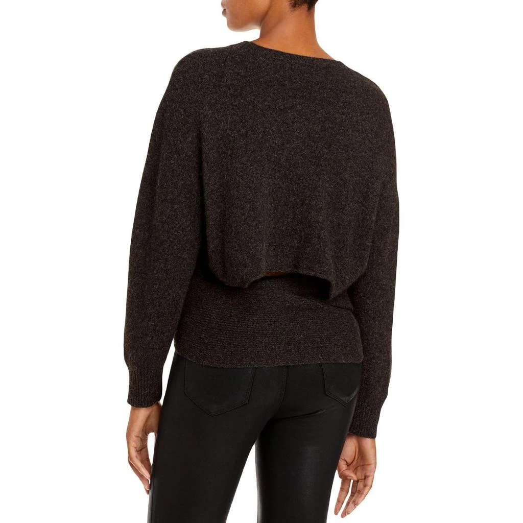 商品IRO|IRO Womens Joane Merino Wool Blend Ribbed Trim Crewneck Sweater,价格¥410,第2张图片详细描述