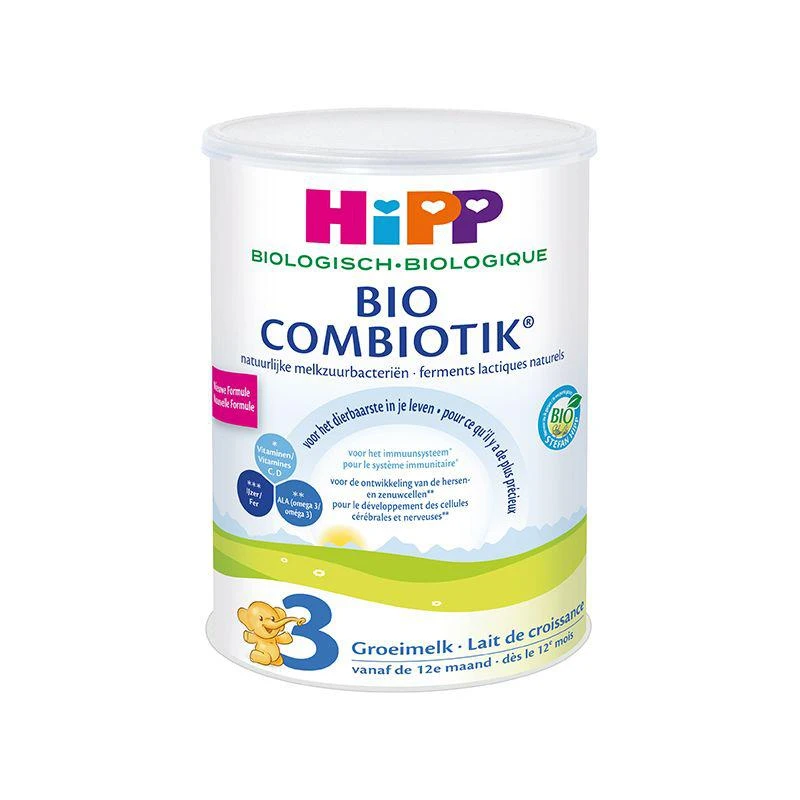 商品Hipp|欧洲直邮HiPP喜宝COMBIOTIK荷兰版有机益生菌奶粉3段800g12个月+,价格¥337,第1张图片