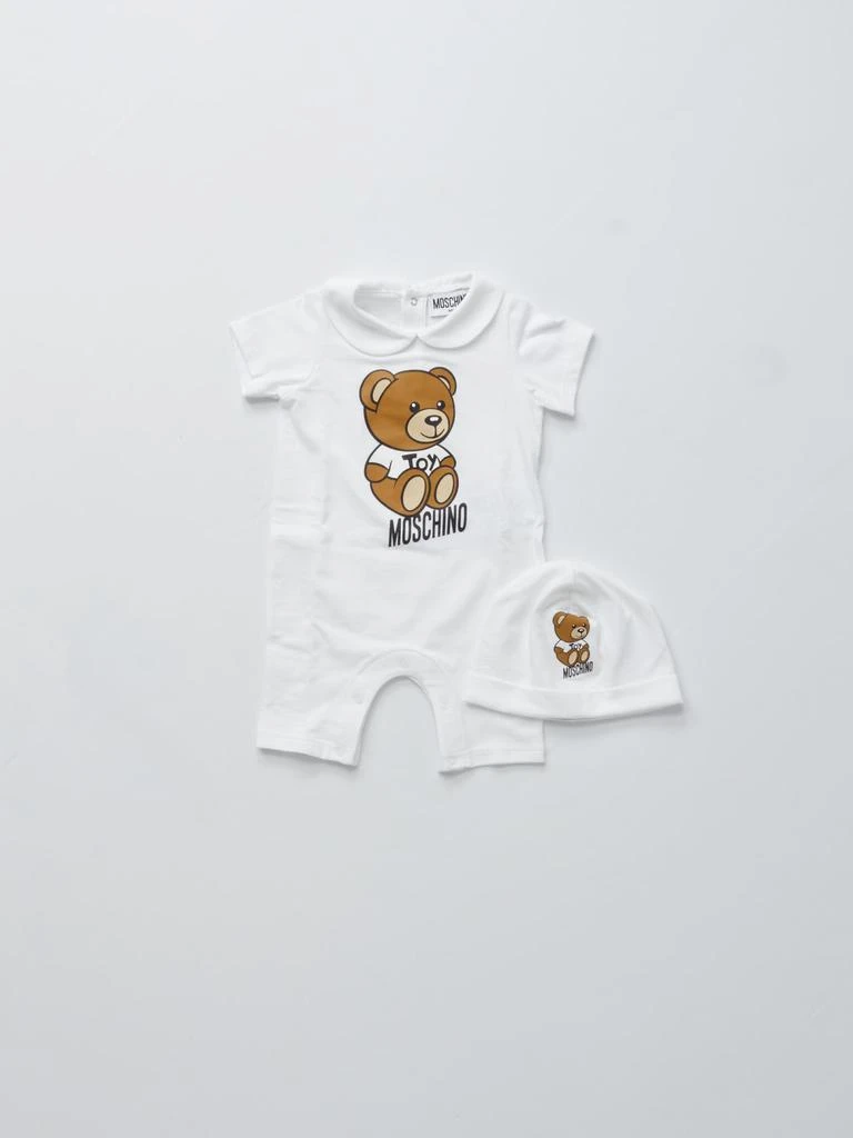 商品Moschino|Moschino Cotton Romper+ Hat Jump Suit,价格¥897,第1张图片