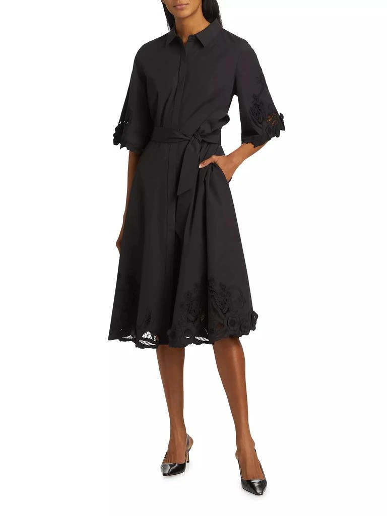 商品Kobi Halperin|Monty Cotton Poplin Tie-Waist Midi-Shirtdress,价格¥4447,第3张图片详细描述