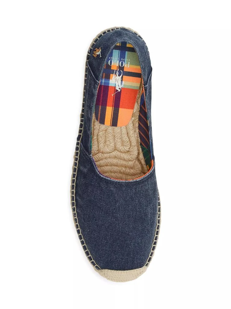 商品Ralph Lauren|Cevio Canvas Espadrilles,价格¥734,第4张图片详细描述