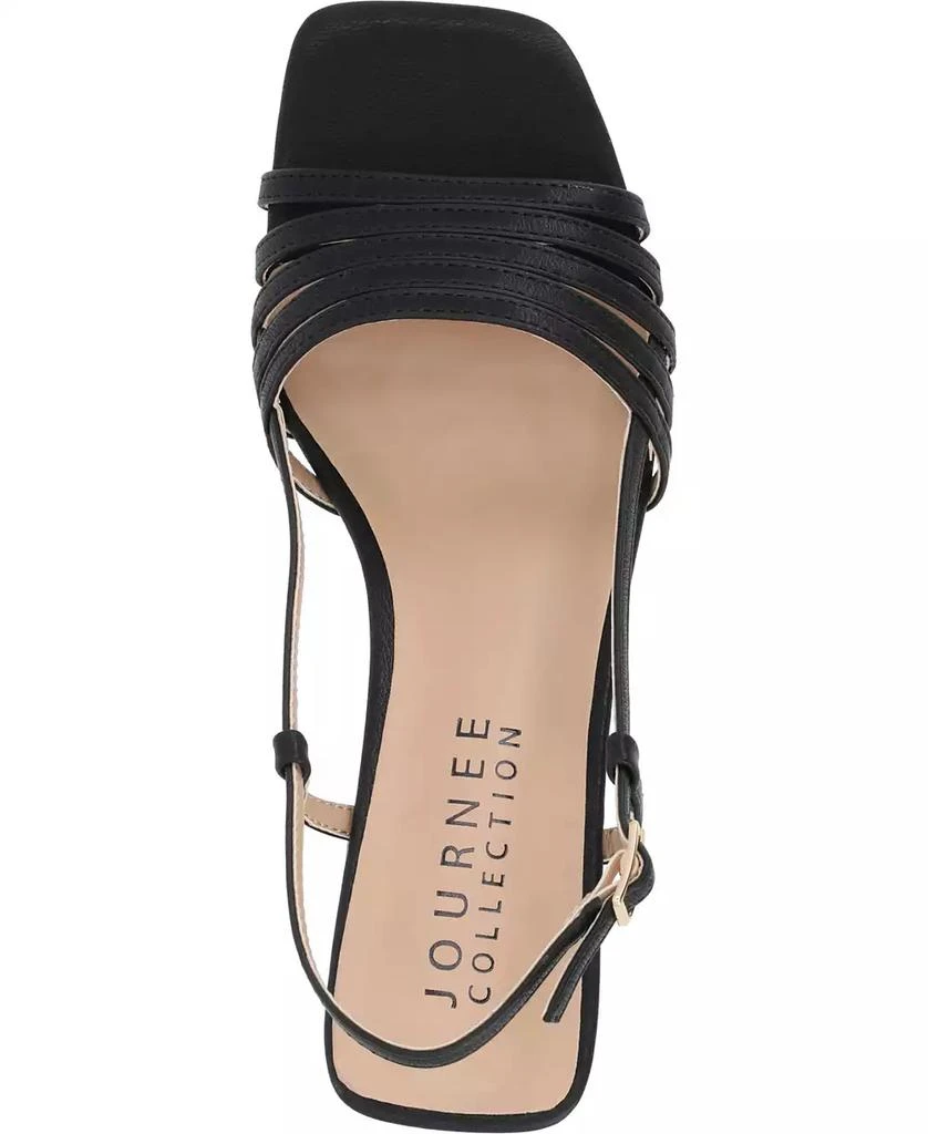 商品Journee Collection|Women's Shayana Slingback Block Heel Sandals,价格¥480,第5张图片详细描述