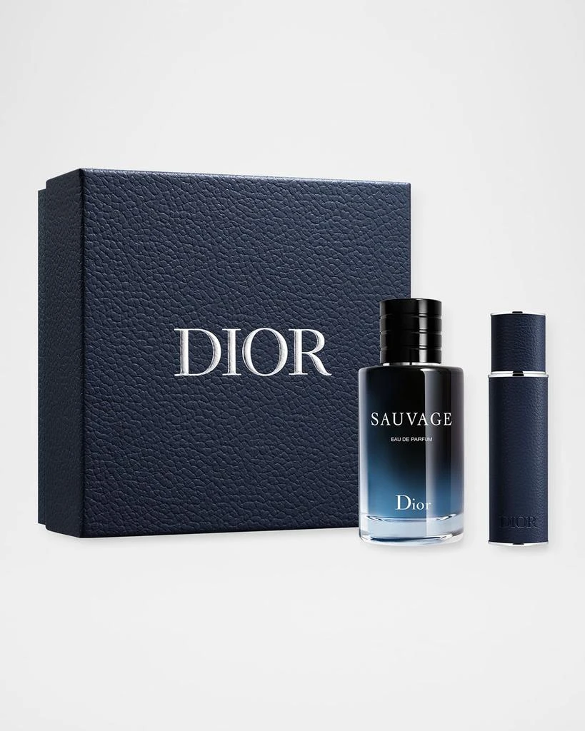 商品Dior|Limited Edition Dior Sauvage Set, Eau de Parfum and Travel Spray,价格¥1355,第1张图片