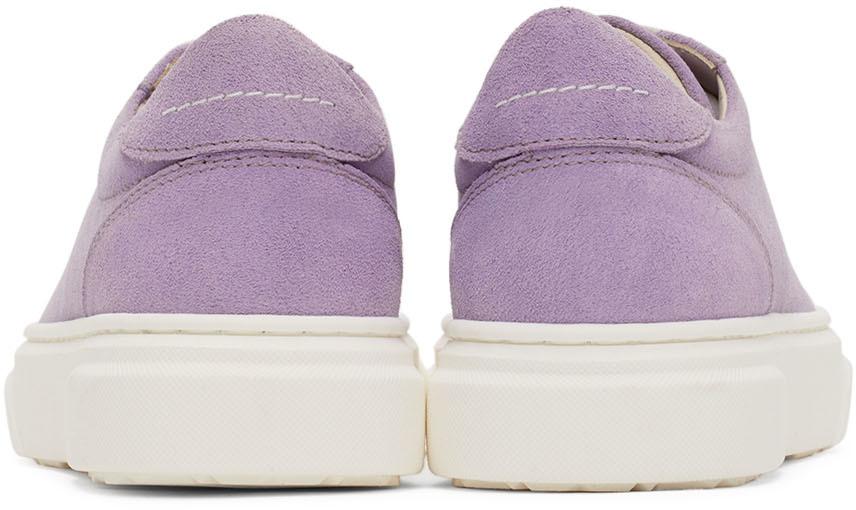Kids Purple Lace-Up Sneakers商品第2张图片规格展示