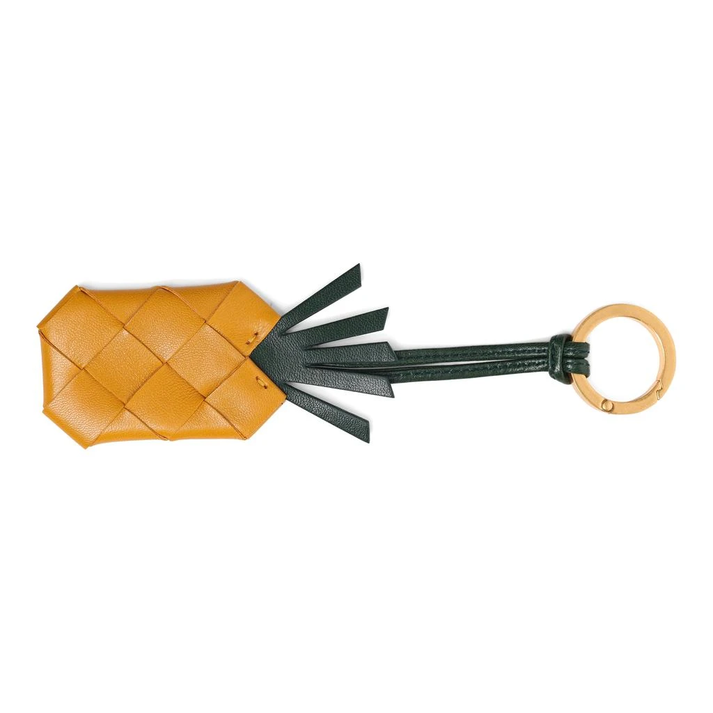 商品Bottega Veneta|Bottega Veneta Intrecciato Pineapple Leather Key Chain,价格¥1650,第1张图片