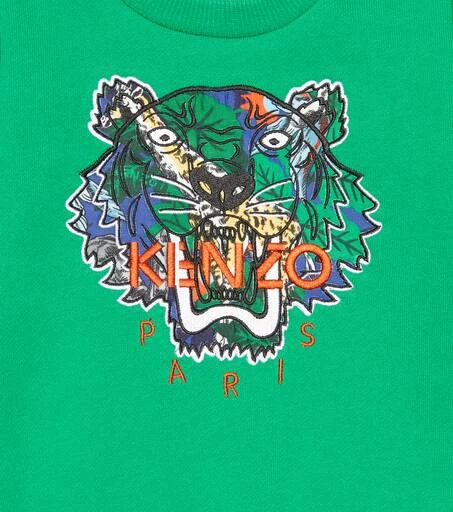 商品Kenzo|Baby logo-embroidered sweatshirt,价格¥627,第3张图片详细描述