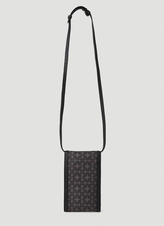 商品Vivienne Westwood|Re-Jacquard Orborama Phone Crossbody Bag in Black,价格¥1891,第3张图片详细描述