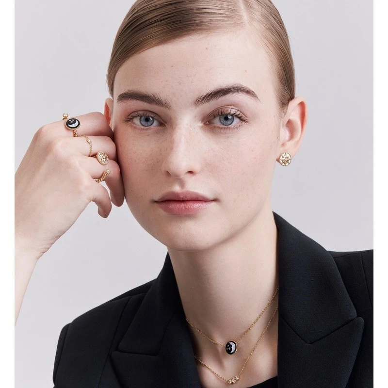 商品Dior|Dior 迪奥 女士黑色黄金戒指,价格¥32435,第5张图片详细描述