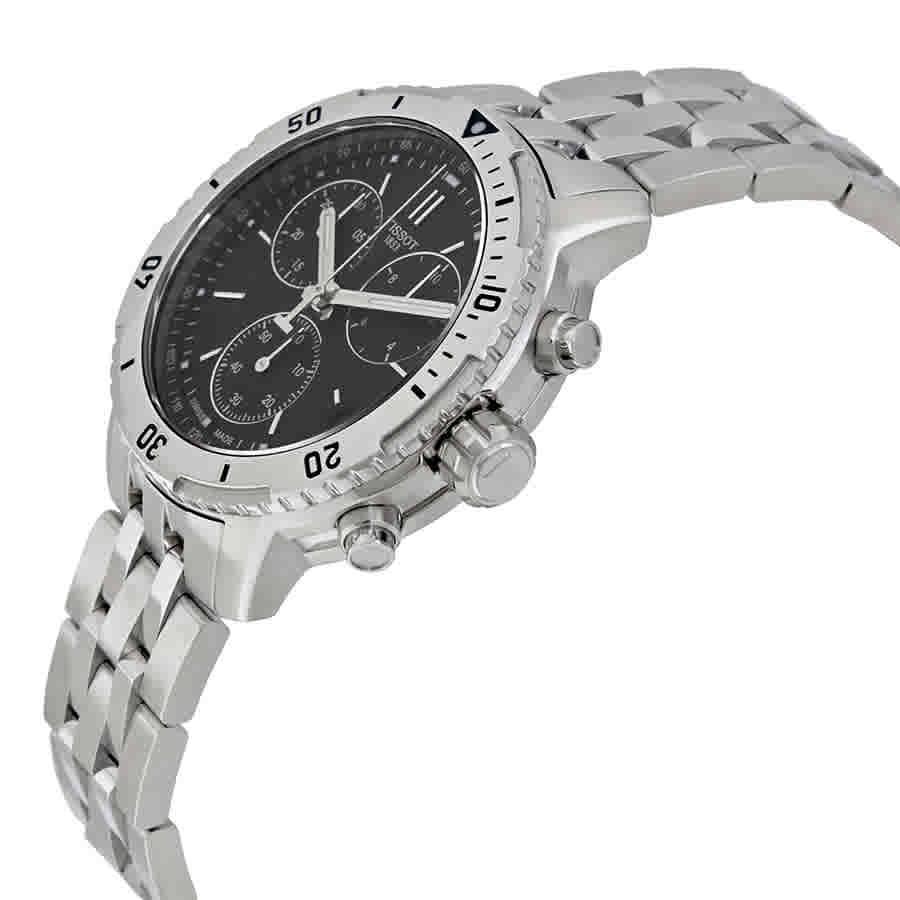 Tissot PRS 200 Chronograph Black Dial Mens Watch T067.417.11.051.01商品第2张图片规格展示