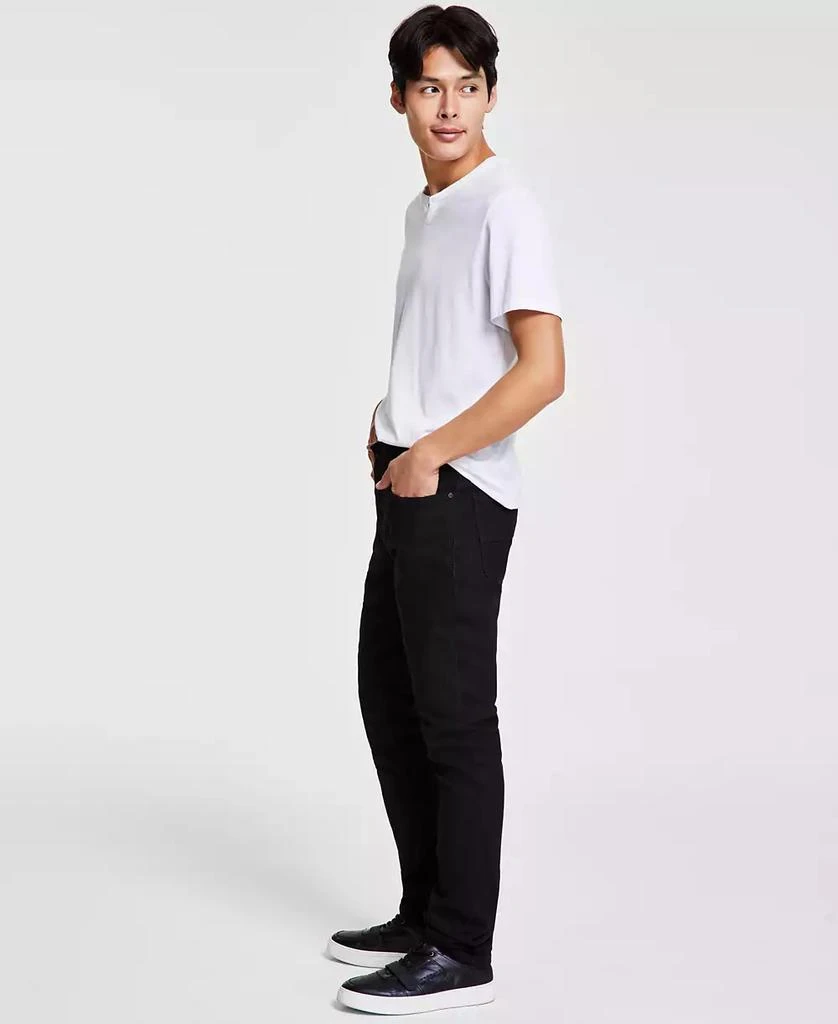 Men's Black Wash Skinny Jeans, Created for Macy's 商品