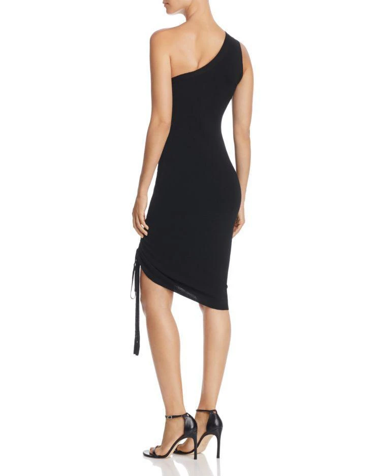 商品Alexander Wang|One-Shoulder Ruched Wool Dress,价格¥1412,第2张图片详细描述