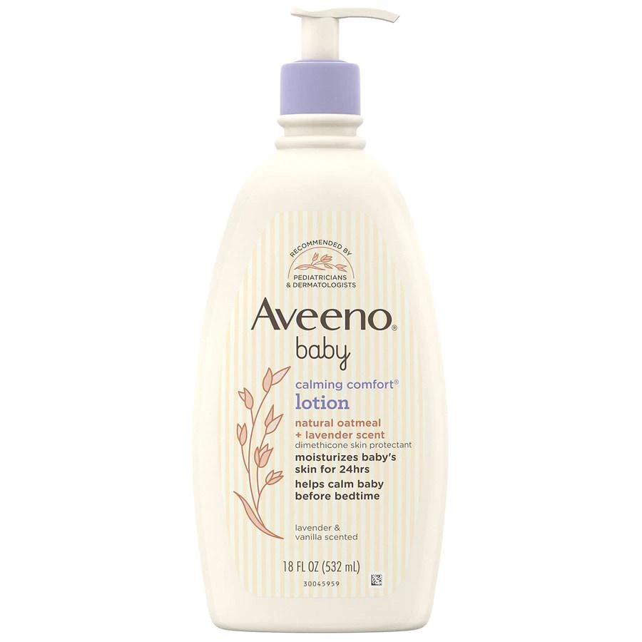 商品Aveeno|Calming Comfort Moisturizing Bedtime Lotion Lavender Vanilla,价格¥133,第1张图片