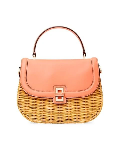 商品Kate Spade|Gracie Wicker Medium Top Handle Bag,价格¥1485,第1张图片