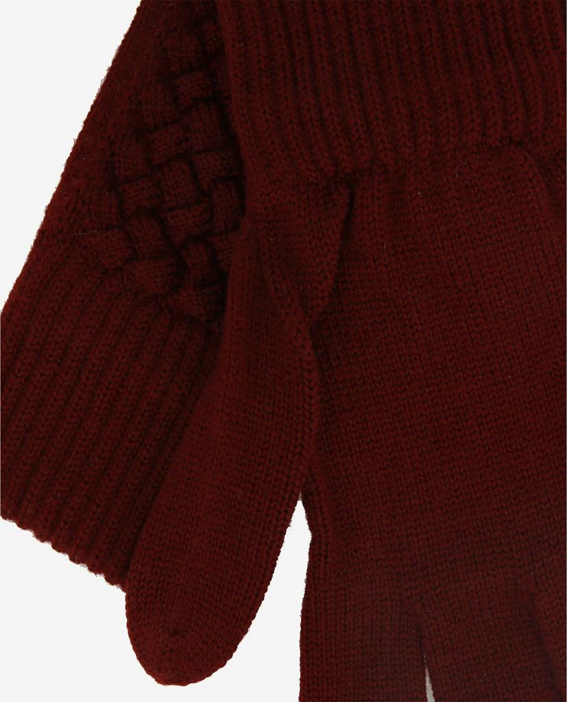 商品Bottega Veneta|Bottega Veneta Red Wool Gloves 428536-4V206-6000,价格¥866,第2张图片详细描述