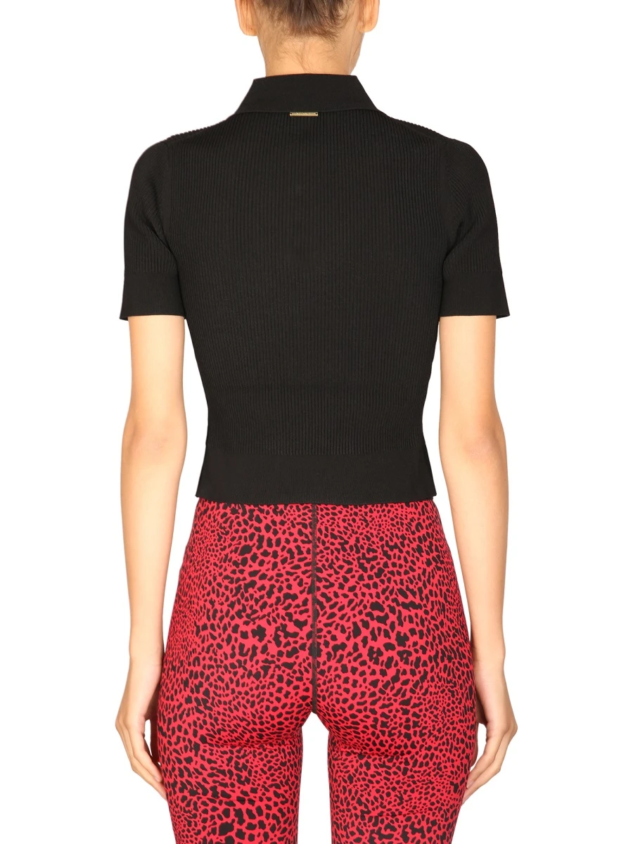 商品【商品预售7天】 Michael Kors|Michael Kors 女士POLO衫 MU260E833D001BLK 黑色,价格¥850,第4张图片详细描述