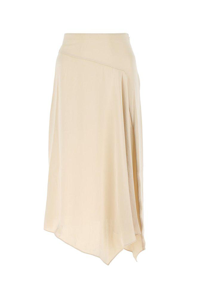 Theory Crushed Asymmetrical Draped Midi Skirt商品第1张图片规格展示