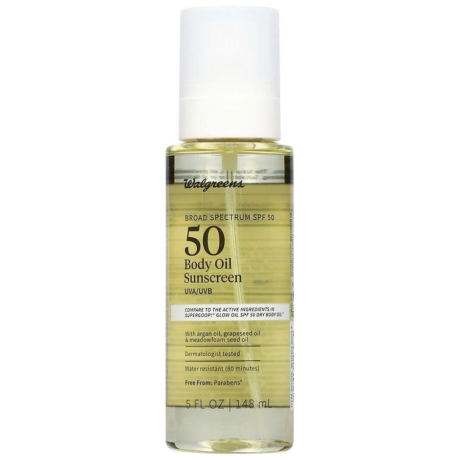 商品Walgreens|Super Glow Body Oil SPF 50,价格¥111,第1张图片