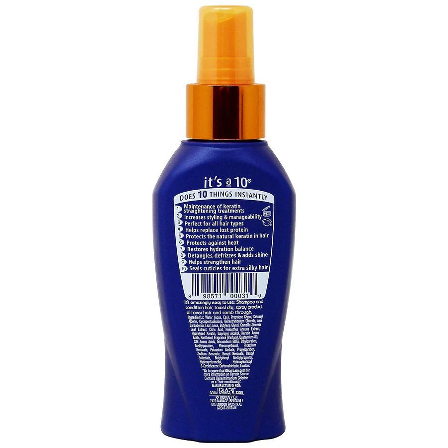 商品it's a 10|Miracle Leave-In Plus Keratin,价格¥213,第2张图片详细描述