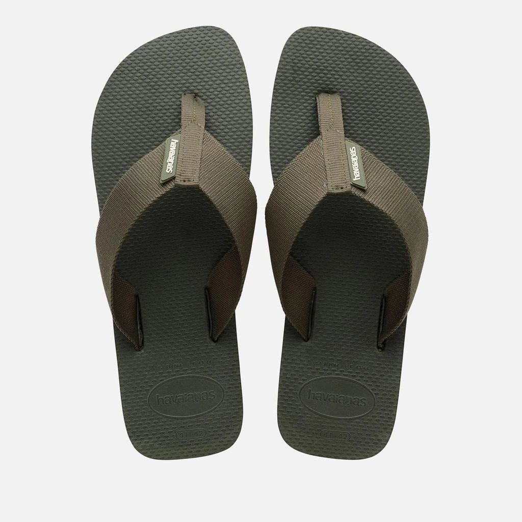 商品Havaianas|Havaianas Men's Urban Basic Rubber Canvas Flip Flops,价格¥188,第1张图片