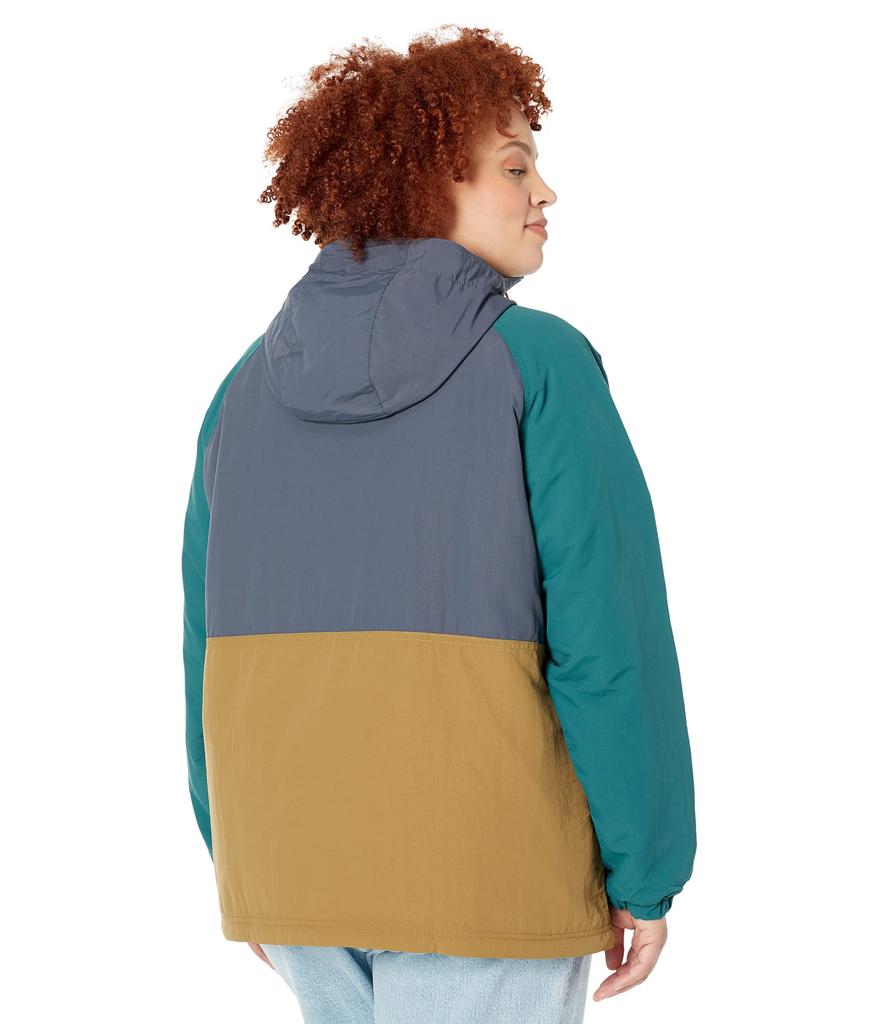 Plus Size Mountain Classic Insulated Anorak Multicolor商品第2张图片规格展示