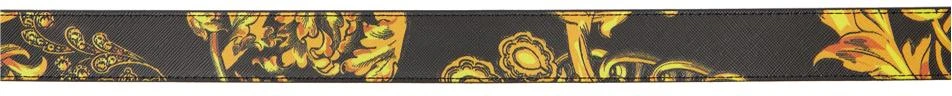 商品Versace|Black Regalia Baroque Print Belt,价格¥478,第2张图片详细描述