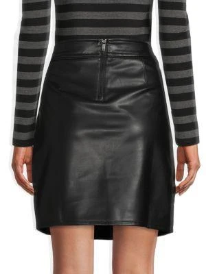 商品Karl Lagerfeld Paris|Faux Leather Skirt,价格¥150,第2张图片详细描述