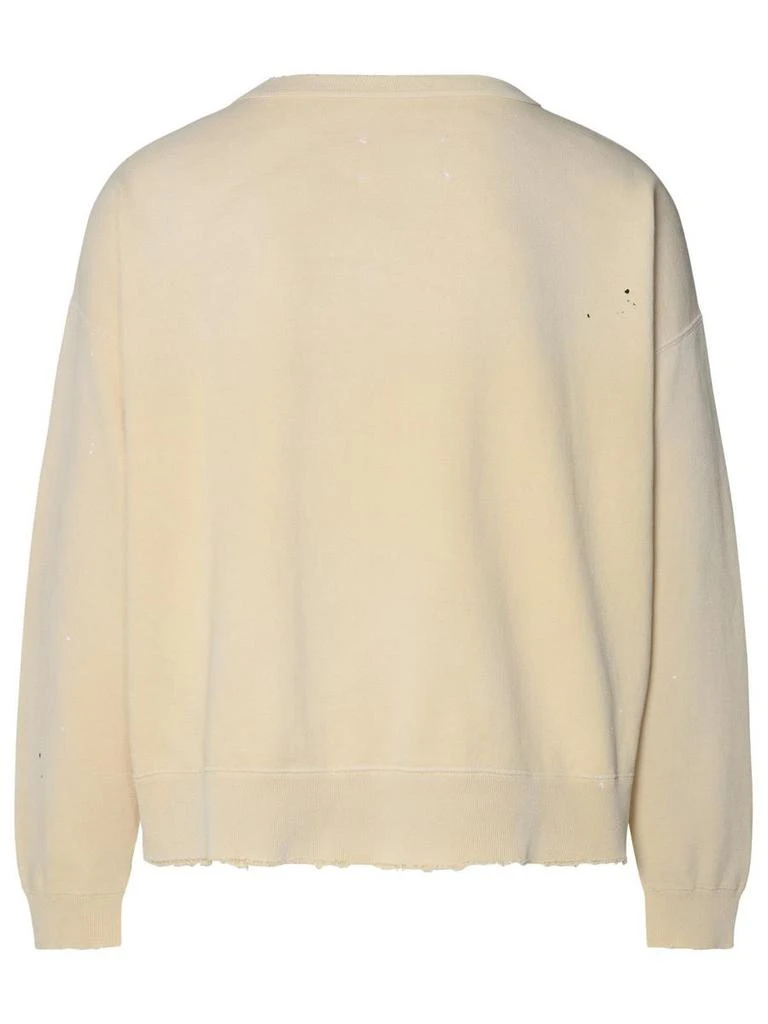 商品MAISON MARGIELA|Maison Margiela Cream Cotton Sweatshirt,价格¥3756,第3张图片详细描述