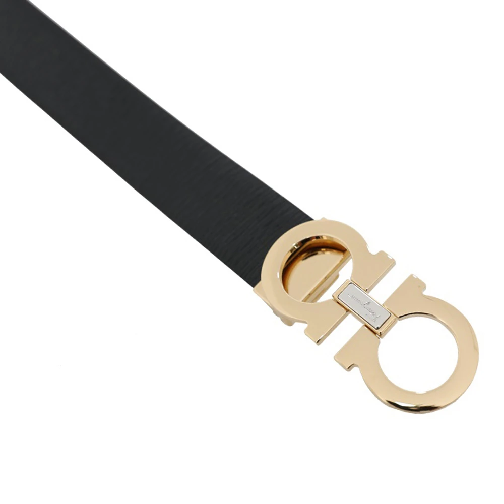 SALVATORE FERRAGAMO 男士黑色腰带 67-9493-0754204 商品