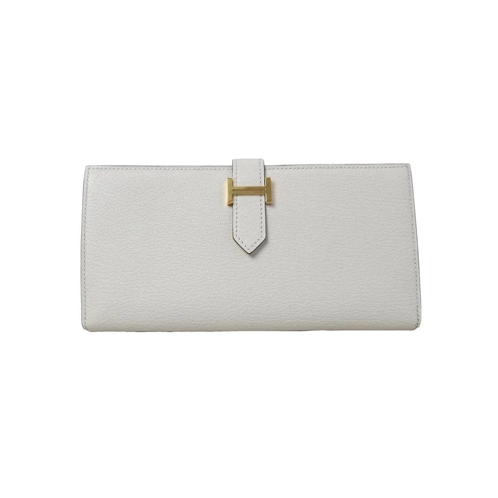 商品Hermes|Hermes Bearn Wallet Gold Hardware Nata,价格¥24155,第1张图片