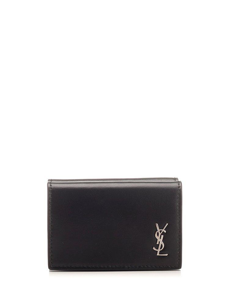 商品Yves Saint Laurent|Saint Laurent Logo Plaque Wallet,价格¥2906,第1张图片