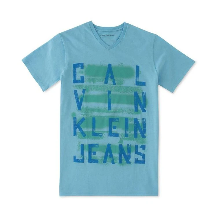 商品Calvin Klein|Logo T-Shirt, Big Boys (8-20),价格¥75,第2张图片详细描述