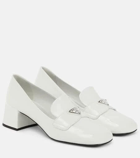 商品Prada|Patent leather loafer pumps,价格¥8437,第1张图片