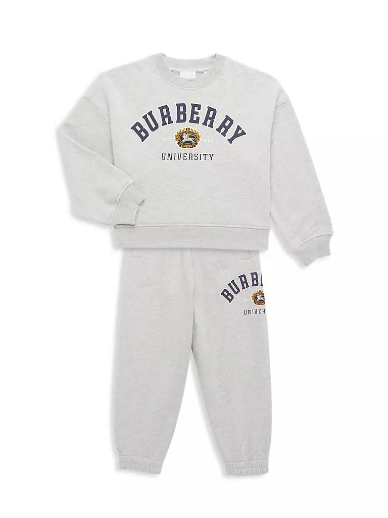 商品Burberry|Little Kid's & Kid's Varsity Crewneck Sweatshirt,价格¥1405,第2张图片详细描述