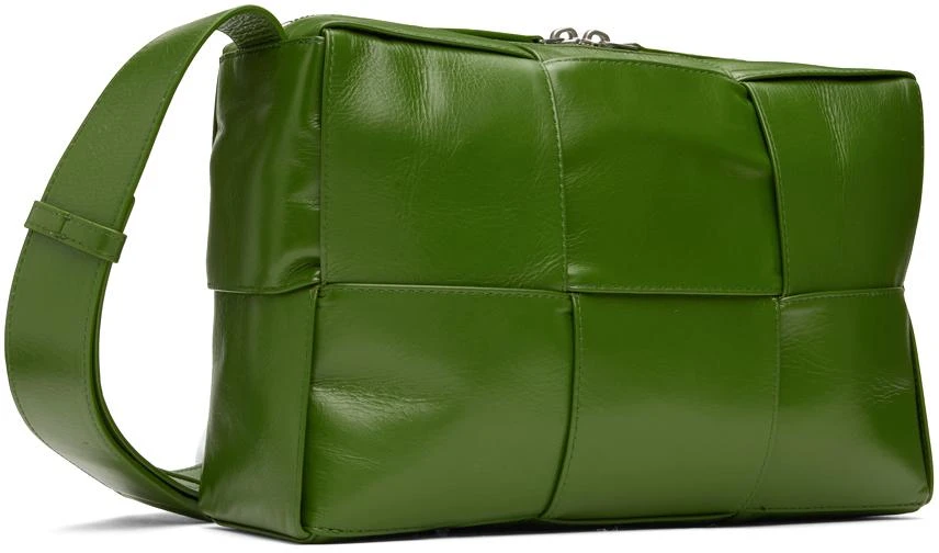 商品Bottega Veneta|Green Medium Arco Camera Bag,价格¥22826,第3张图片详细描述