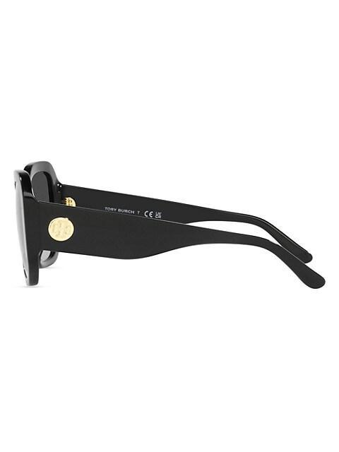 商品Tory Burch|52MM Butterfly Sunglasses,价格¥1265,第6张图片详细描述