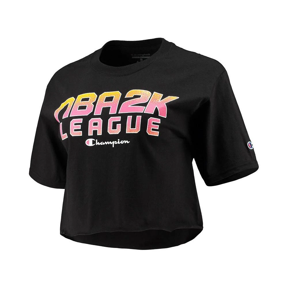 商品CHAMPION|Women's Black NBA 2K League Cropped T-shirt,价格¥163,第2张图片详细描述