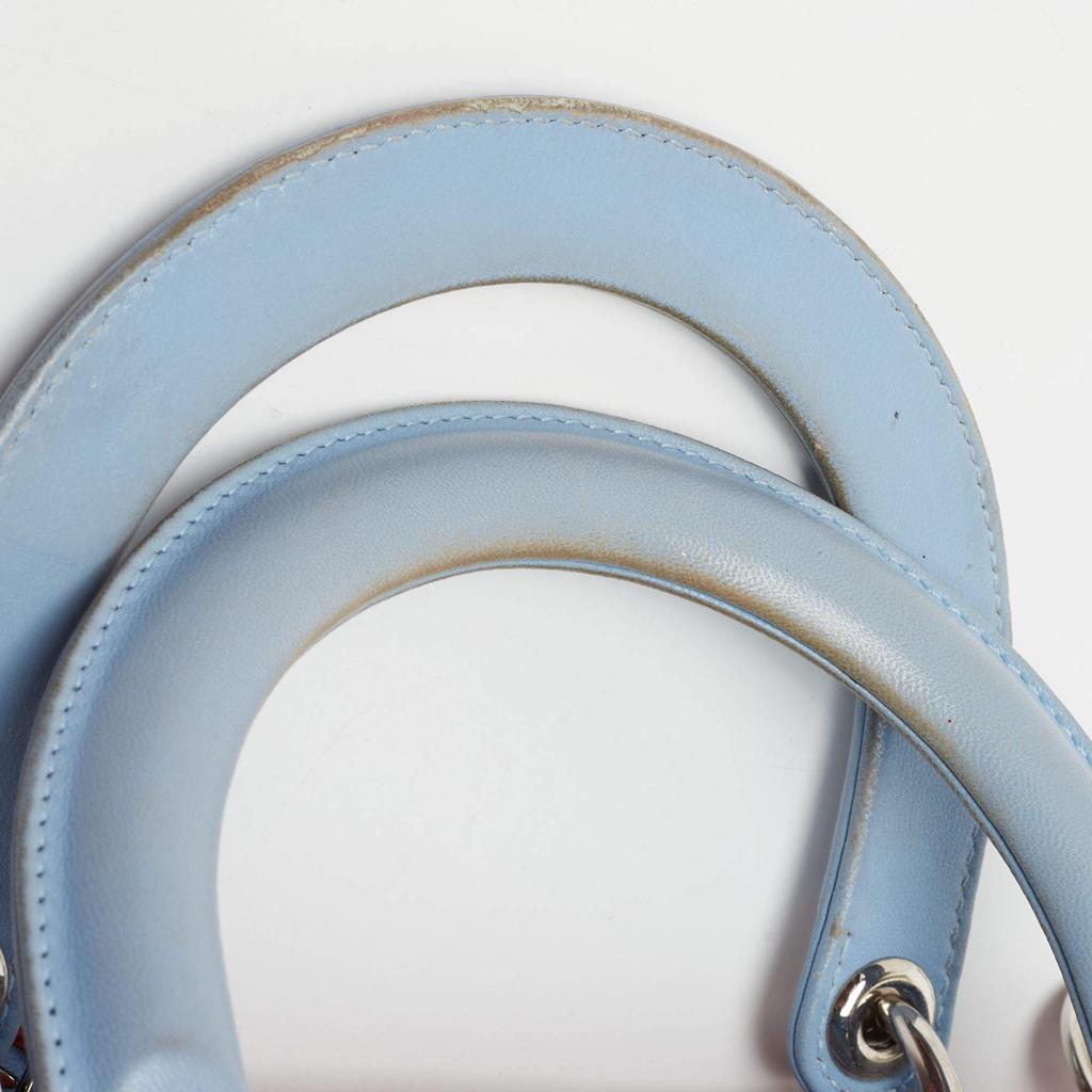 Dior Multicolor Cannage Leather Medium Lady Dior Tote商品第6张图片规格展示