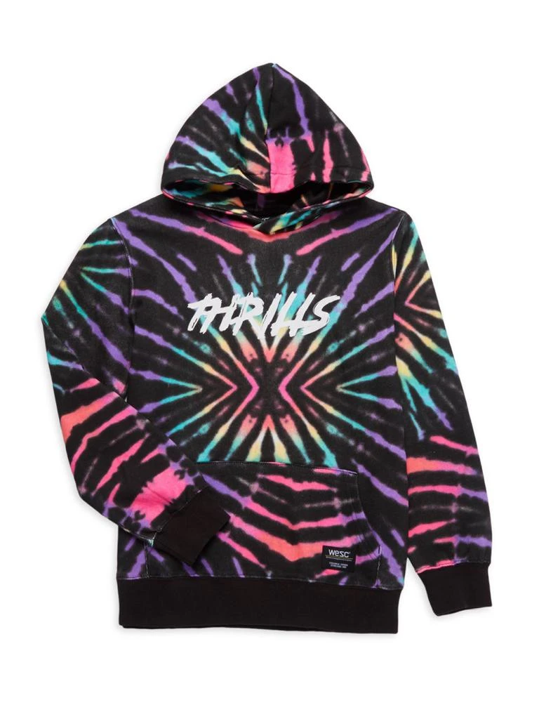 商品WeSC|Boy's Mike Rainbow Tie-Dye Hoodie,价格¥80,第1张图片
