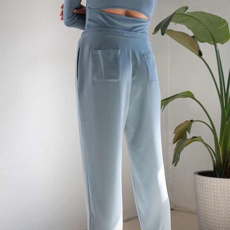 Jenine家居裤 - 雾蓝色  | Jenine Pants - Dusty Blue 商品