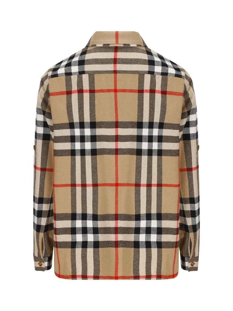 商品Burberry|Burberry Checked Long-Sleeved Shirt,价格¥3684,第2张图片详细描述