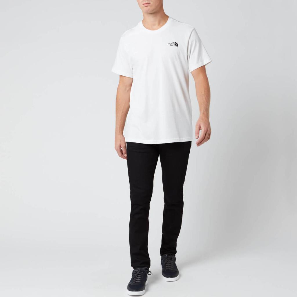 The North Face Men's Simple Dome Short Sleeve T恤- TNF White商品第3张图片规格展示