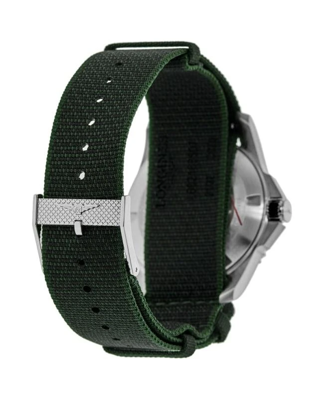 商品Longines|Longines HydroConquest Automatic 41mm Black Dial Fabric Strap Men's Watch L3.781.4.05.2,价格¥10739,第4张图片详细描述