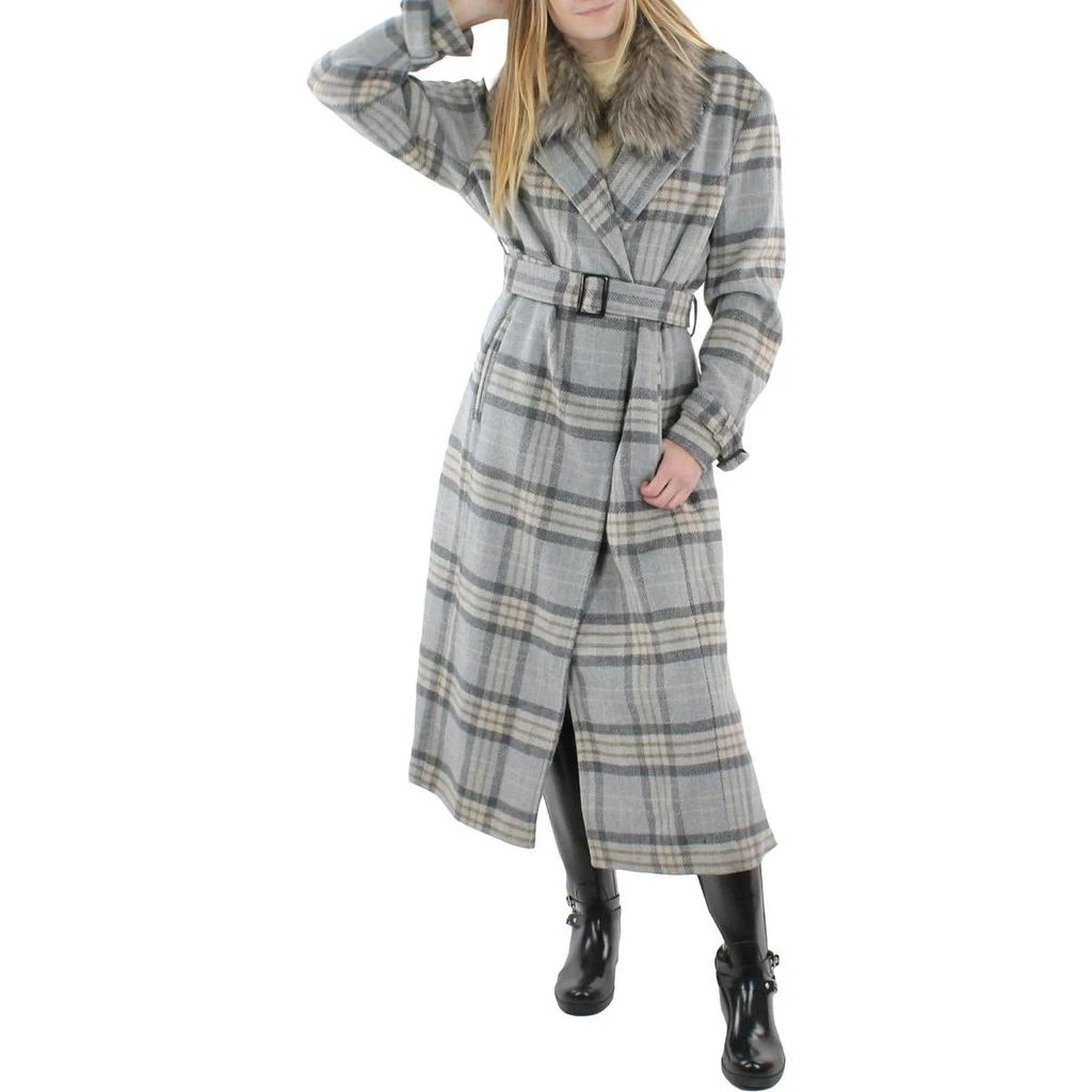 商品Vince Camuto|Vince Camuto Womens Wool Long Wool Coat,价格¥1032,第1张图片
