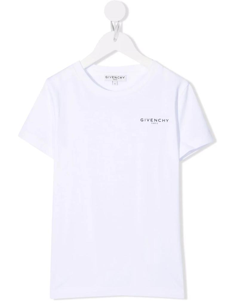 商品Givenchy|大童款 白色棉质圆领短袖T恤【香港仓极速发货】,价格¥1404,第1张图片