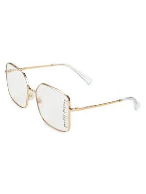 商品Miu Miu|60MM Square Eyeglasses,价格¥1876,第2张图片详细描述