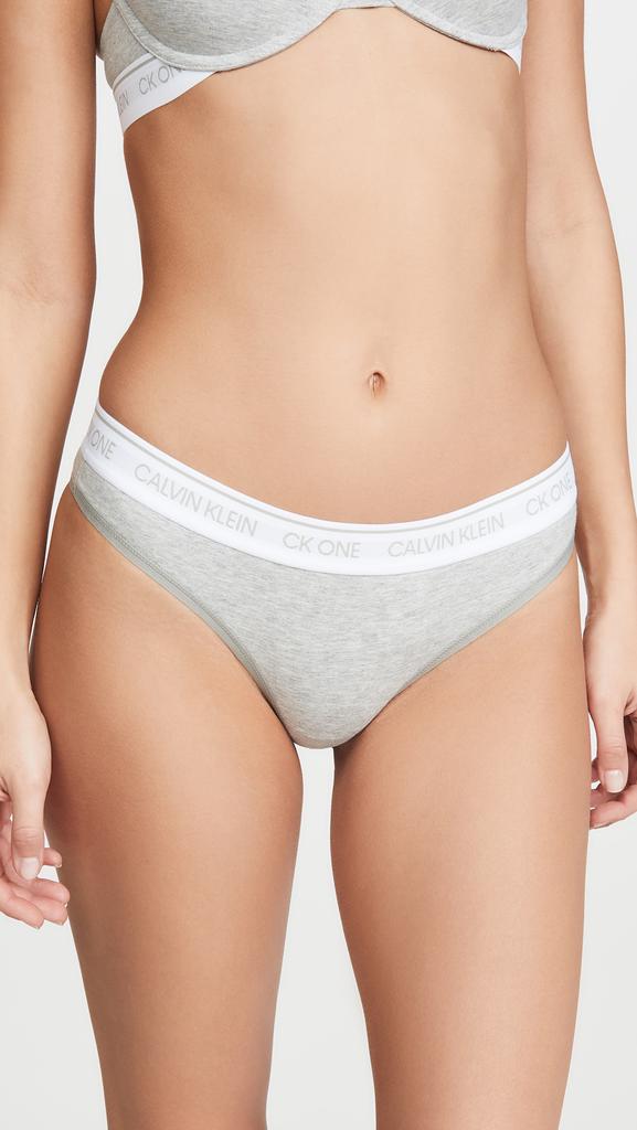 Calvin Klein Underwear One Cotton 丁字裤商品第2张图片规格展示