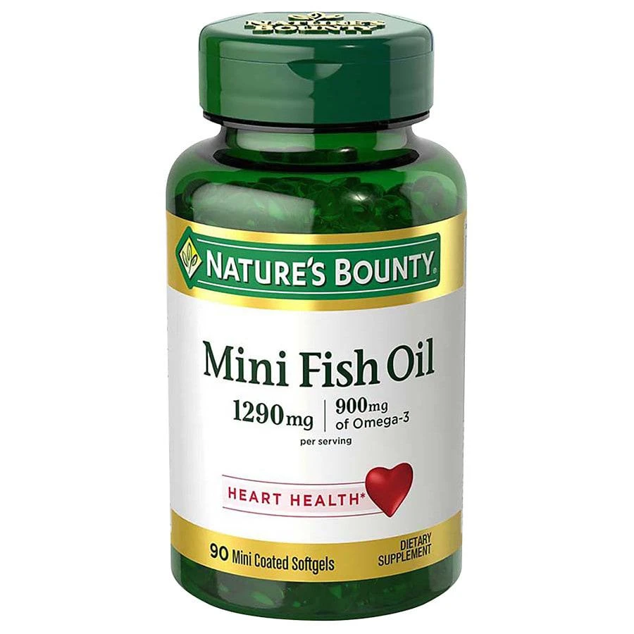 商品Nature's Bounty|Fish Oil Dietary Supplement Mini Softgels,价格¥166,第1张图片